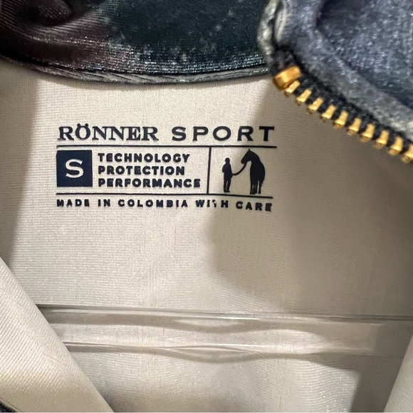 Ronner Sport Equestrian Qzip Velour Horse Print - Picture 5 of 7